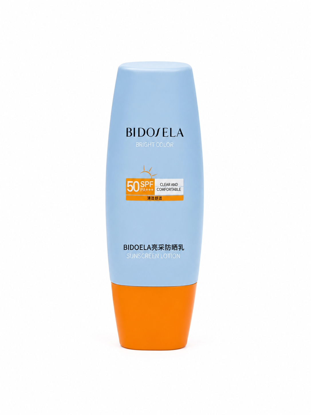 ضد آفتاب بی‌رنگ بیدوسلا Bright Color SPF50 PA+++ حجم 60 گرم