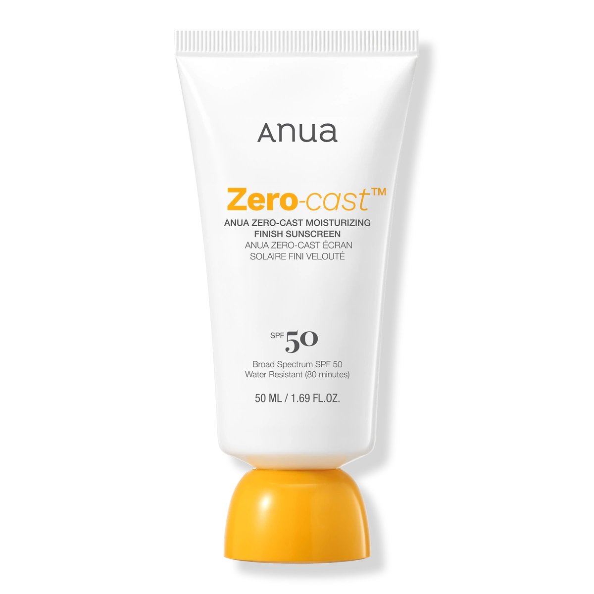 ضد آفتاب مرطوب‌کننده آنوا Zero-Cast SPF50+ PA++++ حجم 50 میل