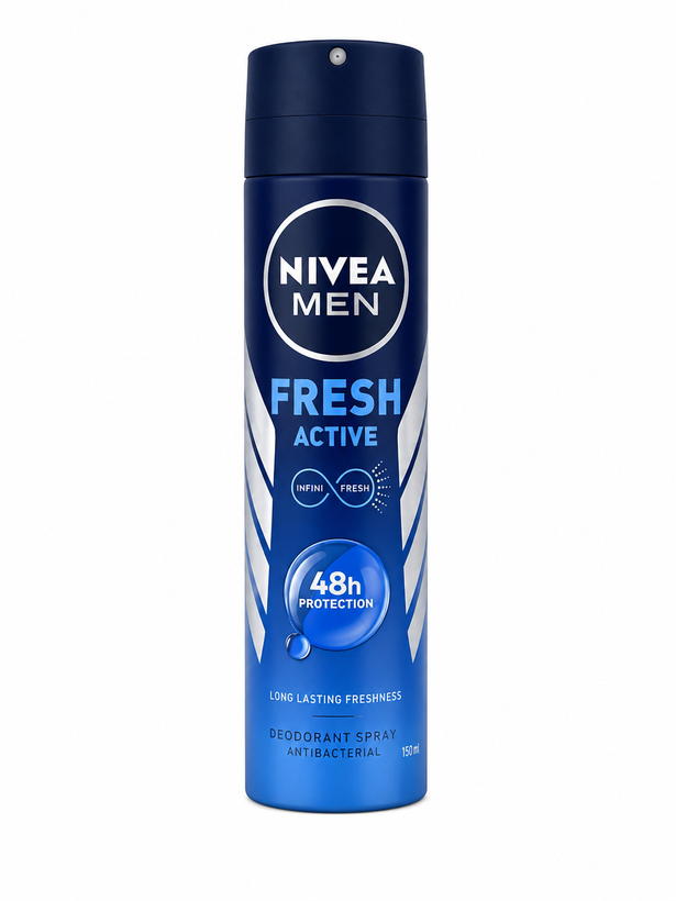 اسپری دئودورانت مردانه نیوآ مدل Fresh Active حجم 150 میلیلیتر