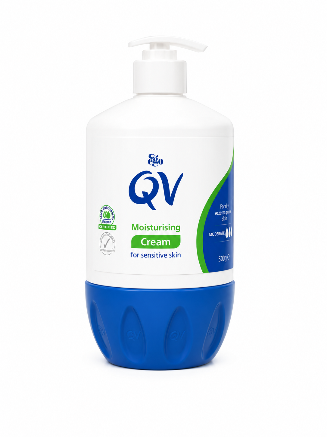 کرم مرطوبکننده کیووی QV پوست خشک و حساس حجم ۵۰۰ گرم