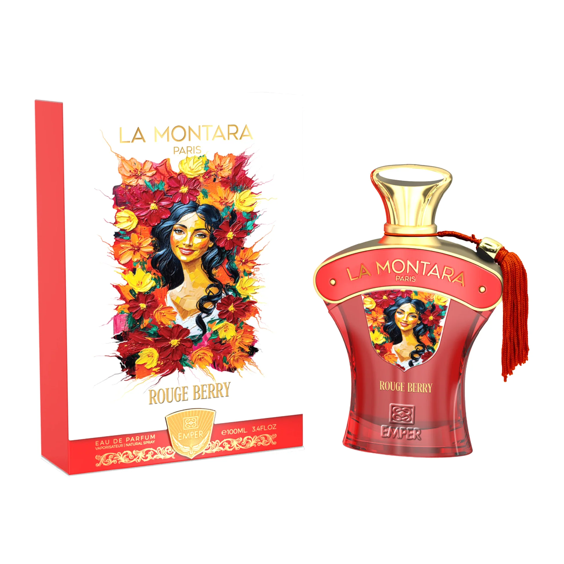 ادکلن زنانه امپر لا مونتارا پاریس روژ بری 100 میل