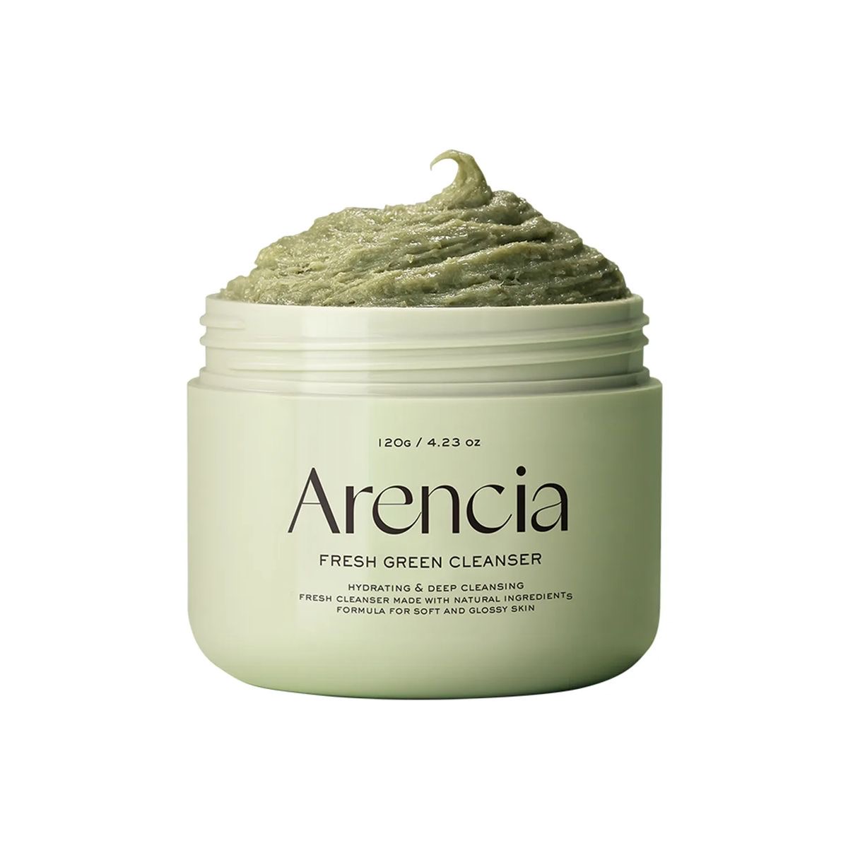 شوینده صورت آرنسیا مدل Fresh Green Rice Mochi Cleanser حاوی چای سبز و برنج 120 گرم