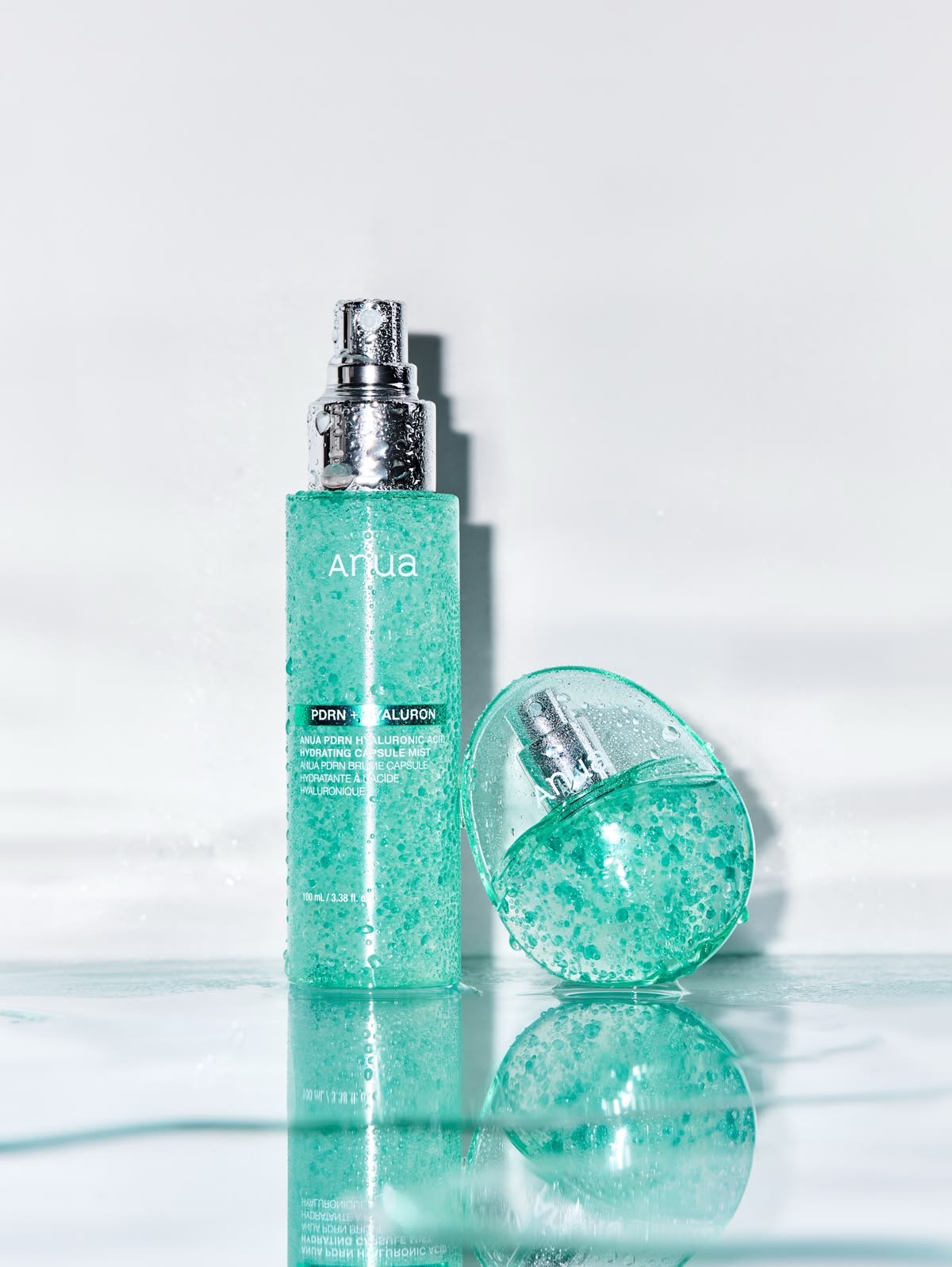 میست آبرسان آنوا مدل Dewy Glow PDRN Hyaluronic Acid Hydrating Capsule Mist حجم 30 میلیلیتر