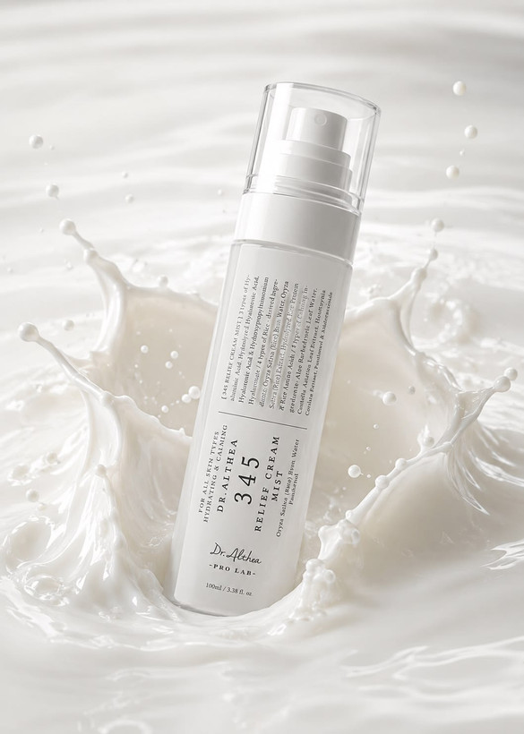 میست آبرسان و درخشانکننده پوست دکتر آلتیا مدل 345 Relief Cream Mist حجم 100 میلیلیت